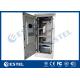 Double Wall Outdoor Telecom Cabinet 19 Rack Mount One Compartment With Two Doors
