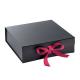 CMYK 4 Color Luxury Paper Gift Box , Black Cardboard Gift Box