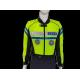 Traffic Police Safety Jacket Vest Uniform Men Unisex Outdoor Mesh High Visibility