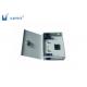 Small Size Metal FTTH Box Load 4pcs SC Simplex Adapter Easy Installation