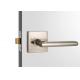 Tubular Key Lock Satin Nickel Solid Brass Cylinder With Zinc Alloy Cover