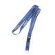 Blue Dye Sublimation Lanyard With Clip Cool Printing For Company Brand