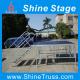aluminum mobile assembly stage portable