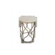 high end stone top stainless steel metal side table/End table/coffee table for hotel furniture,casegoodsTA-0083