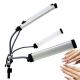 96w Spa Double Arms LED Fill Light For Eyelash Extensions Photography Four Arms Beauty Lamp