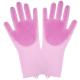 Professional Heat Resistant Kitchen Rubber Dish Washing Gloves Silicone Cleaning  Gloves