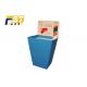 Indoor / Outdoor Pop Newspaper Dump Bins 100% Recyclable With Picture Printing