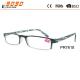 Classic culling blue reading glasses with PC frame ,spring hinge, suitable for men and women