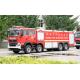 HOWO 18T Industrial CAFS Fire Fighting Truck with Double Row Cabin