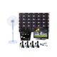 Solar Home system with 4pcs LED bulbs and TV, 5w-50w mini solar power system DC system