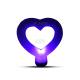 Party LED Heart Lighting Inflatable Balloon LOVE Heart Inflatable LED Shape Balloon