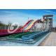 Cool Huge Fun Rainbow Water Slides With Custom Length 4 Lanes