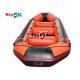 Self Draining Pvc Inflatable River Raft Boat Customized Red