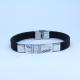 Factory Direct Stainless Steel High Quality Silicone Bracelet Bangle LBI101