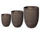 New design light weight garden decoration concrete cement planter pots