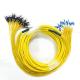 fiber patch cord price FC-LC-SM-G652D-24Core branch Breakout patch cord 24 cores fiber optic patch cord shenzhen
