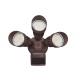 High Lumens Led Flood Lights Three Heads , Led Security Light Aluminium Alloy