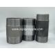 Threaded Black Steel Pipe Nipples  1 Long Hot Galvanized Surface