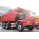 Red 10 Wheelers Mining Dump Truck With AC26 Rear Axle 8545x3326x3560 Mm