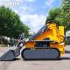Diesel Powered Construction Mini Skid Steer Loader With Attachments