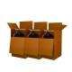 Durable Corrugated Shipping Boxes / Stackable Carton Paper Box For Moving