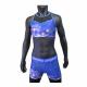 Stylish Sportswear Cheer Dance Clothes Royal Blue Sublimation Printing