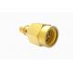 SMA Male Brass Gold Plated RF Connector For SFF-50-1.5-1 Cable
