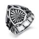 Tagor Jewelry Super Fashion 316L Stainless Steel Ring TYGR170