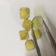Lab Grown Synthetic Yellow Diamond Hpht Mono Diamond Plates 3*3*0.3mm