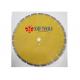 14 ” Laser Welded Saw Blade With Deep Teeth  For Green  Concrete  Aspholt Yellow