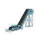 Corrugated Rubber Cleat Sidewall Belt Conveyor 30-90 Degree Slop With OEM Service