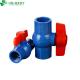 Deep Blue Red Handle Building Materials Flexible Ball Valve for Water Supply System