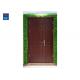 Double MDF Laminated Fire Rated Interior Fireproof Fire Wooden Door Manufacturer