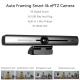 AI 4K ePTZ Auto Framing Camera 4x Digital Zoom Smart Video Conference Camera 87° Wide FOV USB3.0 Plug and Play