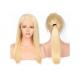 European Remy Blonde Full Lace Wigs Human Hair 8A Grade Without Knots Or Lice