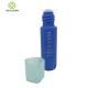 Blue Plastic Lotion Bottles 15 ML Screw Cap HDPE Material Customized Shape
