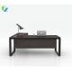 Melamine One Person Executive Office Desk L Shaped For Manager
