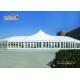 White High Peak Luxury Wedding Party Tents Waterproof  With Clear Windows