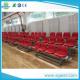 University Tiered Seating Aluminum Stadium Bleachers Mobile With Red Chair / Wheel