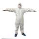 Waterproof Disposable Surgical Gown Non Woven Fabric White Disposable Overalls