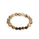 Handmade Elastic Beaded Stone Bracelet , Unisex Natural Tiger Eye Bracelet