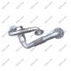 Flexible metal braided hose for automobile exhaust pipe can be customized in size and length