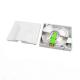 FTTH Indoor ABS 1 Core SC Adapter Invisible Fiber Optical Rosette Box ABS White fiber box