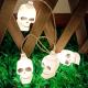 Halloween Skull Hanging Lights String Horror Decorative Light Battery Operated Halloween Decorations