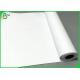 White Rollo Garment Cutting Plotter Paper 50gsm 60gsm With 160cm / 180cm Width