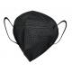 KN95 Black Protective Face Mask , Particulate Respirator Mask FDA Device Listed