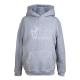 Junior Melange Knit Pullover Long Sleeve Basic Hoodie