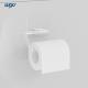 14.5cm Self Adhesive Clear Toilet Paper Holder PET PC roller ISO 9001