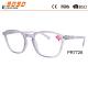 Hot sale style  reading glasses , made of PC frame with spring hinge,metal silver parts,suitable for women