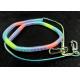 Flexible coil lanyard wire core spiral cord fishing tool item holder rainbow color spring